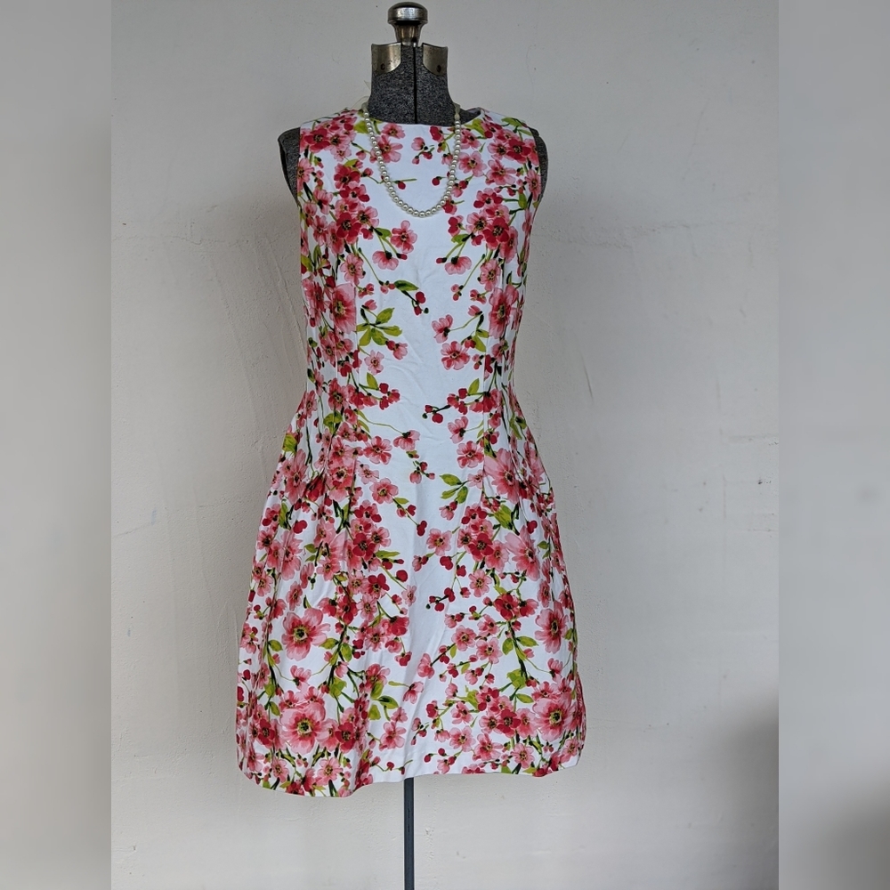Lauren Ralph Lauren- White Floral Spring Dress